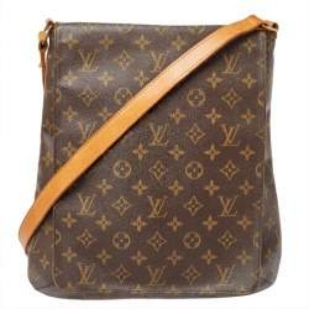 Authentic Louis Vuitton Louis Monogram Canvas Musette Salsa GM Bag - Picture 8 of 13